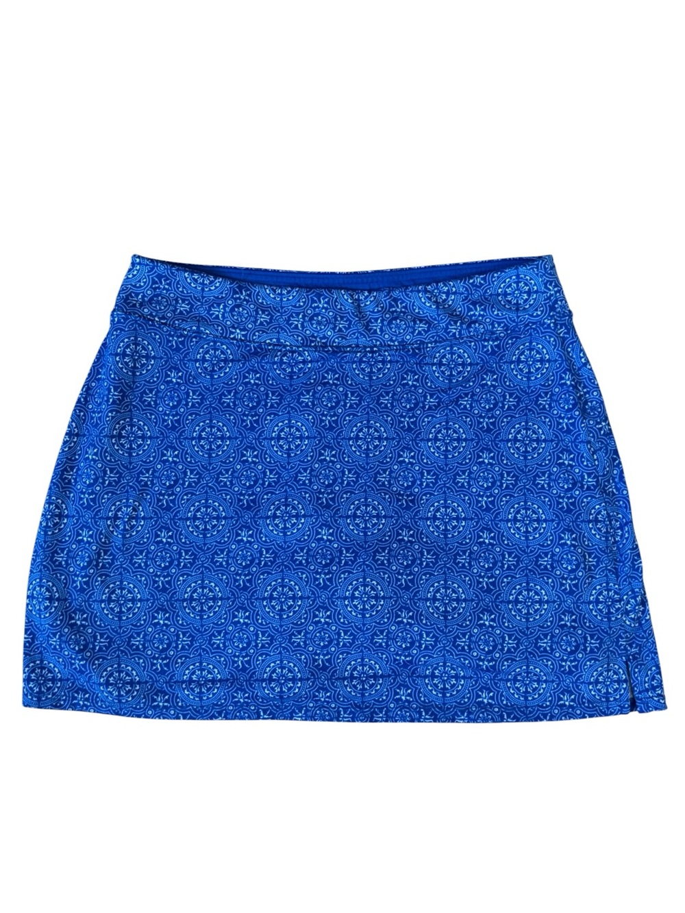 Tranquility By Colorado Clothing Blue White Floral Boho  Skort Size S